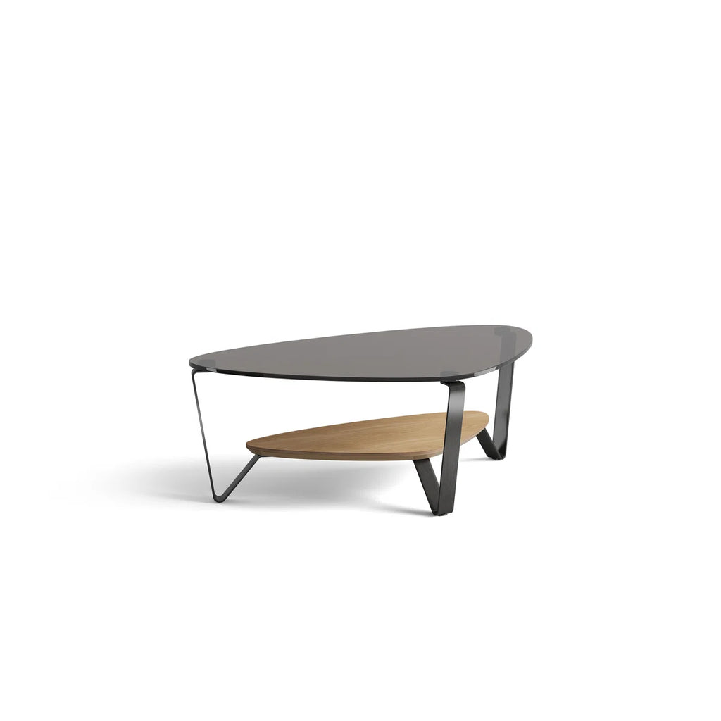 Dino Glass Top Coffee Table