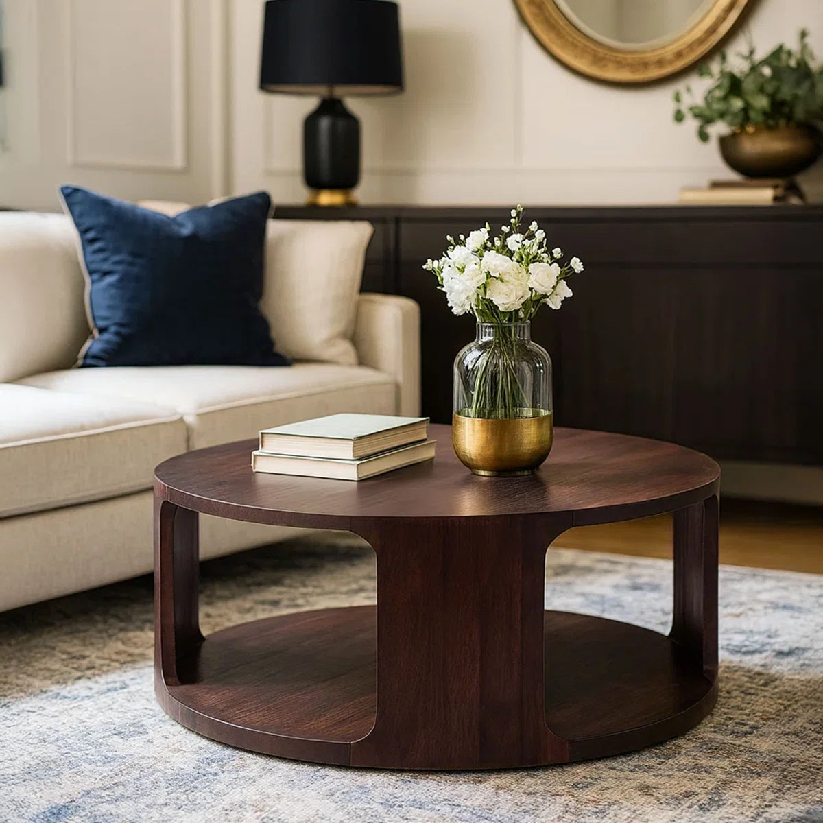Bard Coffee Table, 38 Inch