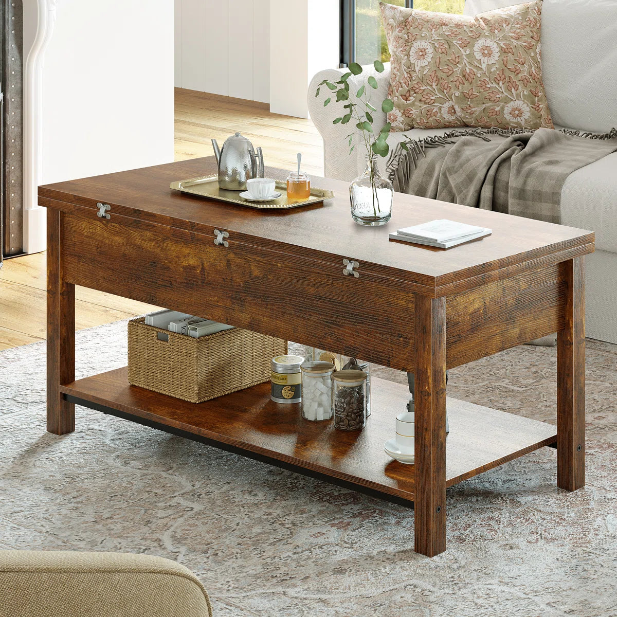Torron Lift Top Coffee Table with Storage